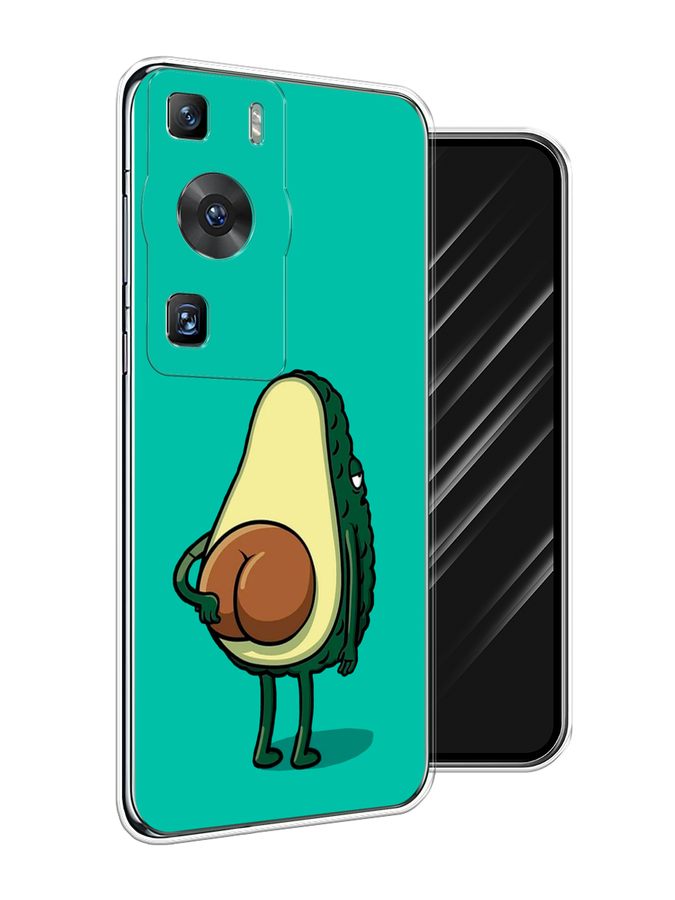 

Чехол Awog на Huawei P60/P60 Pro "Попа авокадо", Бирюзовый;коричневый, 6121150-10
