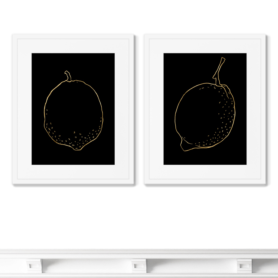 фото Набор из 2-х репродукций картин в раме fruit in the night размер (каждой) картины: 42х52см картины в квартиру