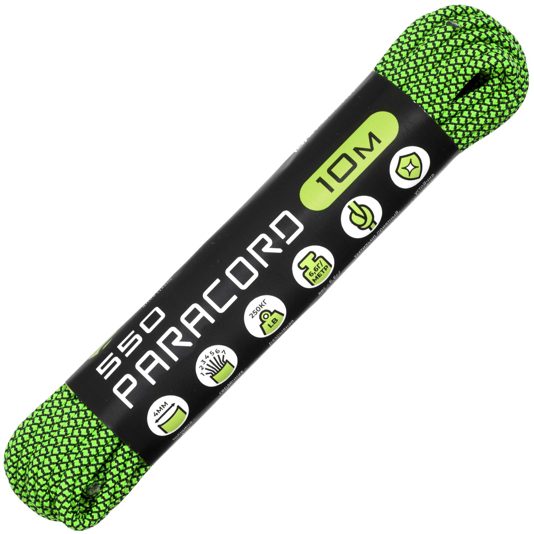 

Паракорд 550 Cord 30м (lime snake), Зеленый, УТ-00071761