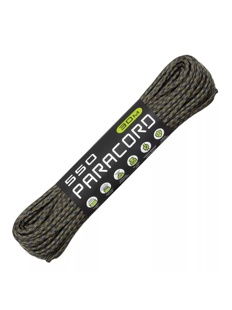 

Паракорд 550 Cord 30м (multi camo), Зеленый, УТ-00071763