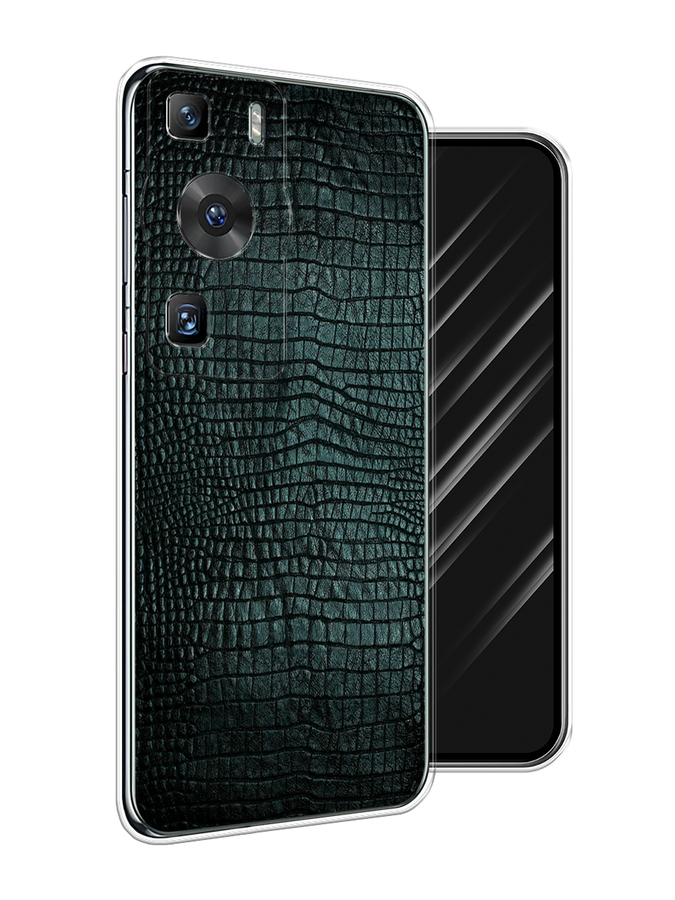 

Чехол Awog на Huawei P60/P60 Pro "Черная змея", Черный;серый;голубой, 6121150-3