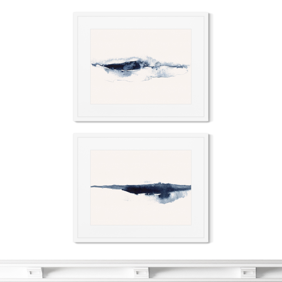 фото Набор из 2-х репродукций картин в раме nordic mountains размер (каждой) картины: 42х52см картины в квартиру