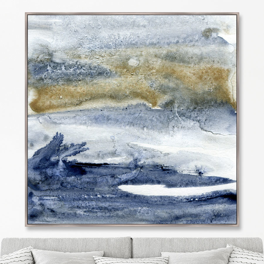 

Репродукция картины на холсте Storm waves on the ocean Размер картины: 105х105см