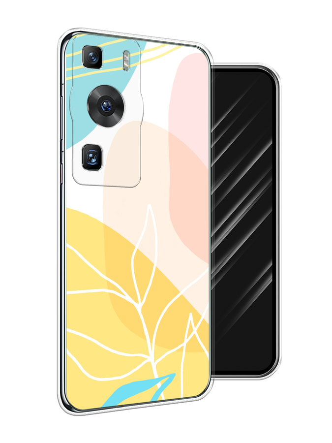 

Чехол Awog на Huawei P60/P60 Pro "Летнее настроение", Желтый;голубой;розовый, 6121150-10