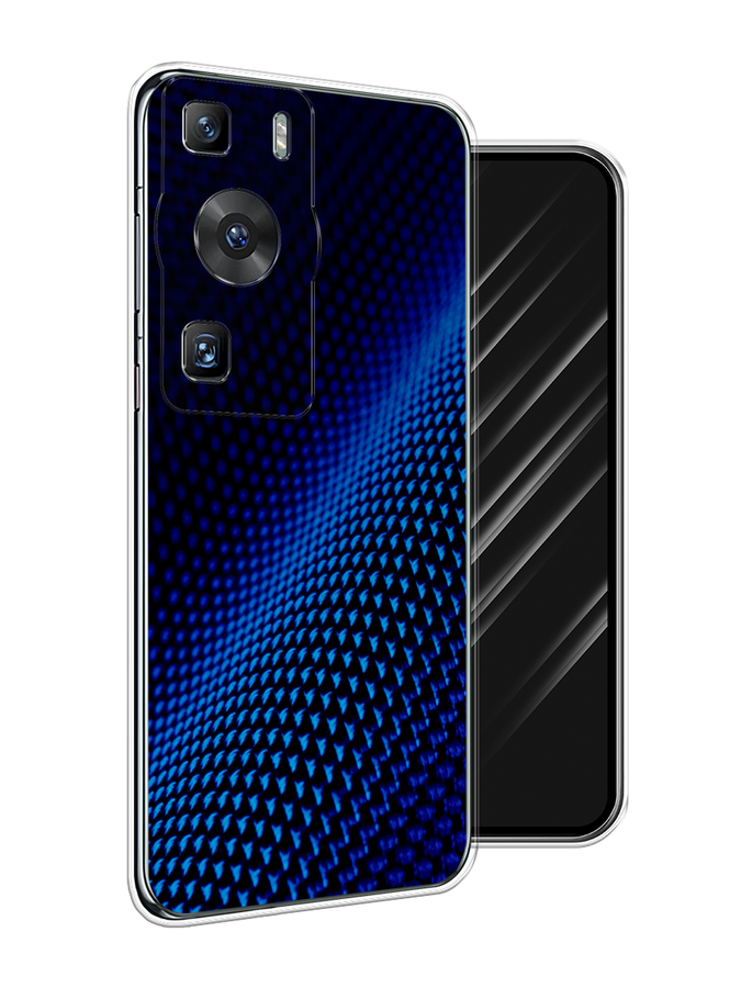 

Чехол Awog на Huawei P60/P60 Pro "Синий карбон", Черный;синий, 6121150-3