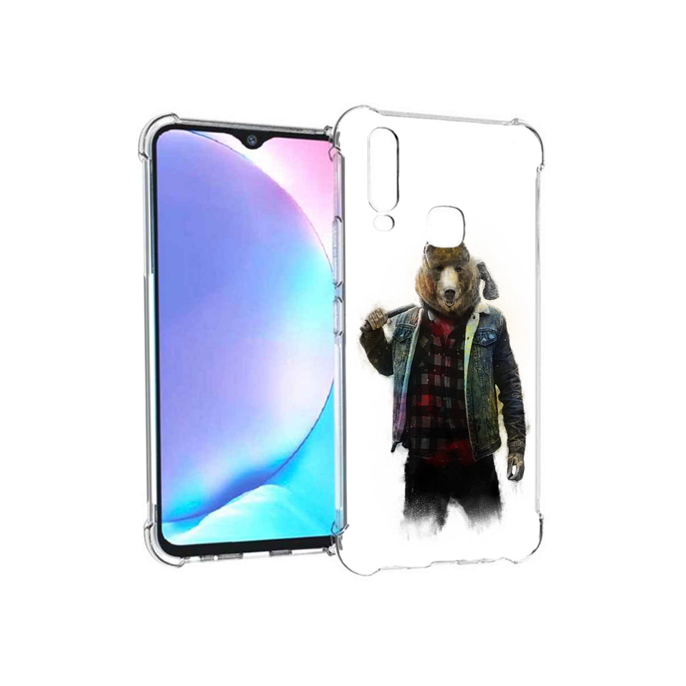 

Чехол MyPads Tocco для Vivo Y17 медведь с топором (PT136369.382.469), Tocco