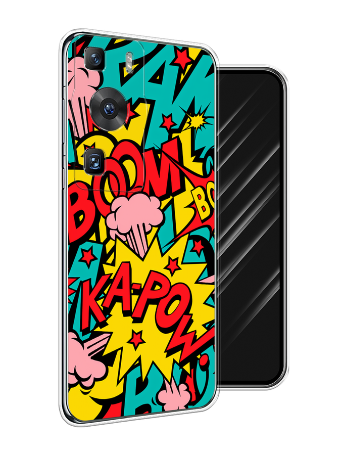 

Чехол Awog на Huawei P60/P60 Pro "Постер pop art", Бирюзовый;желтый;красный, 6121150-9