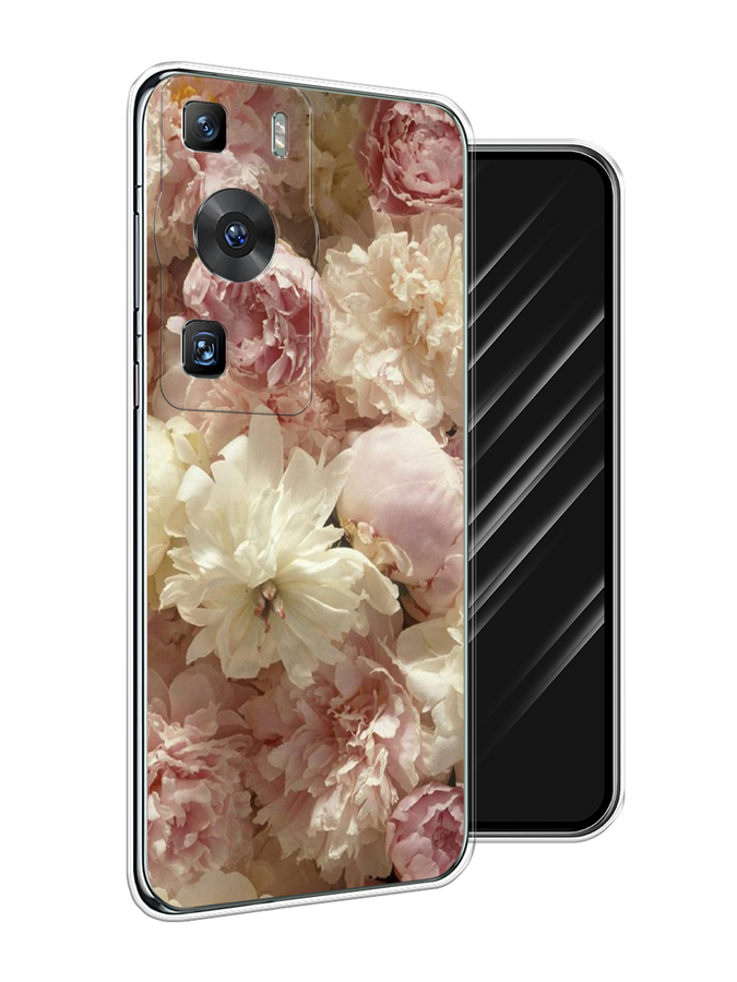 

Чехол Awog на Huawei P60/P60 Pro "Пионы светлые", Бежевый;коричневый, 6121150-8