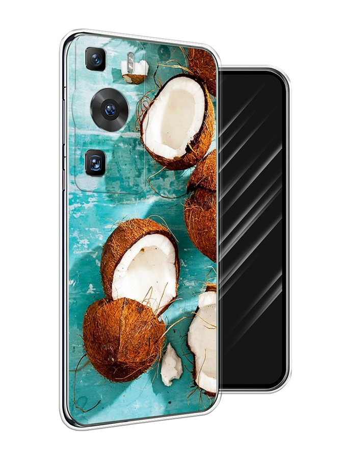 

Чехол Awog на Huawei P60/P60 Pro "Разбитые кокосы", Коричневый, 6121150-10