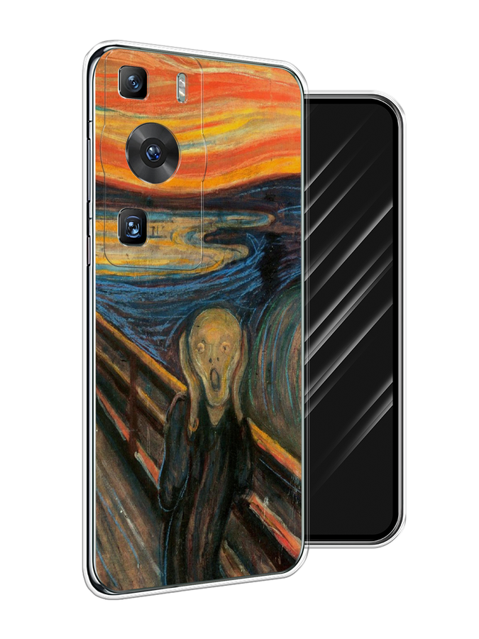 

Чехол Awog на Huawei P60/P60 Pro "Крик", Оранжевый;синий;серый, 6121150-9