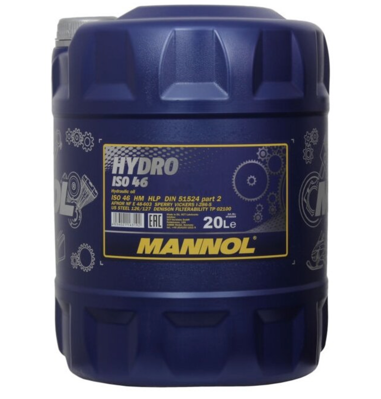 Hydro ISO 46, 20л (мин. гидравл. масло)