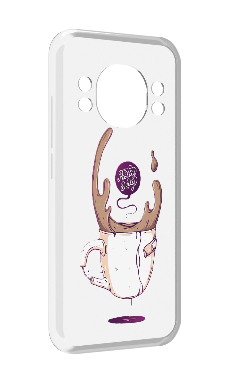 

Чехол MyPads сломанный стаканчик для Doogee S98 / S98 Pro, Прозрачный, Tocco