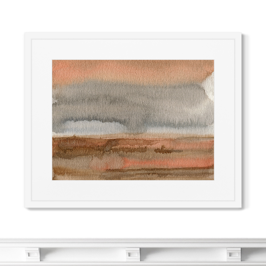 

Репродукция картины в раме Earth colors No2 Размер картины: 42х52см