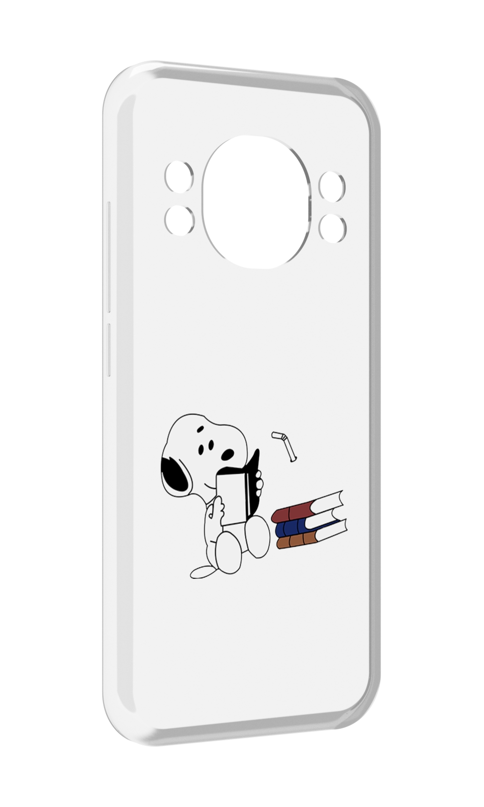 

Чехол MyPads собака-с-книжками для Doogee S98 / S98 Pro, Прозрачный, Tocco