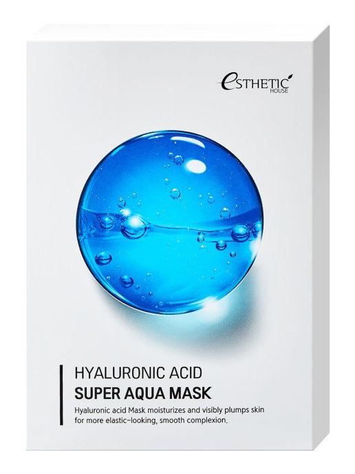 Купить Набор Estetic House Тканевая маска для лица Hyaluronic Acid Super Aqua Mask, 25 мл* 5шт, Esthetic House