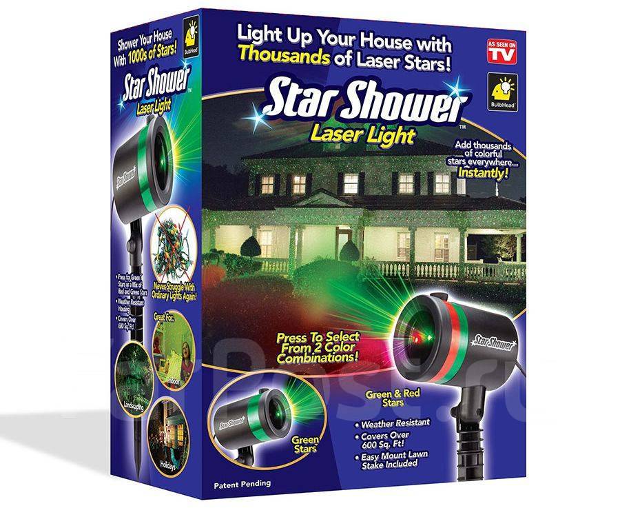 Лазерный звездный проектор Star Shower Laser Light Projector TV-317