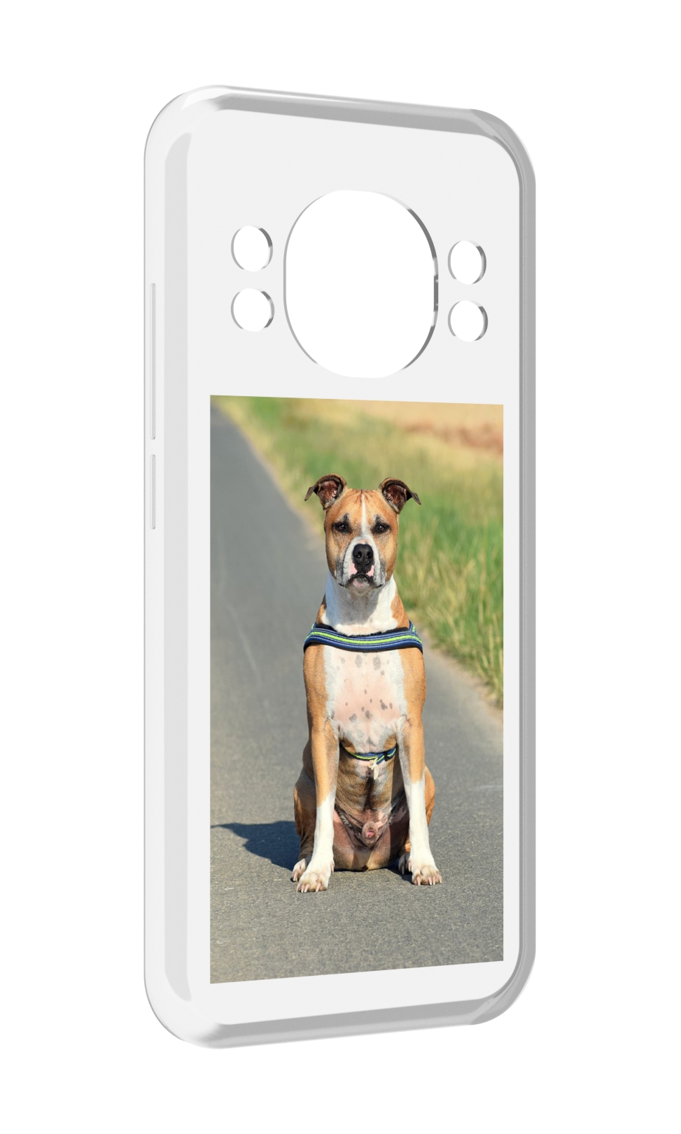 

Чехол MyPads стаффорд терьер для Doogee S98 / S98 Pro, Прозрачный, Tocco