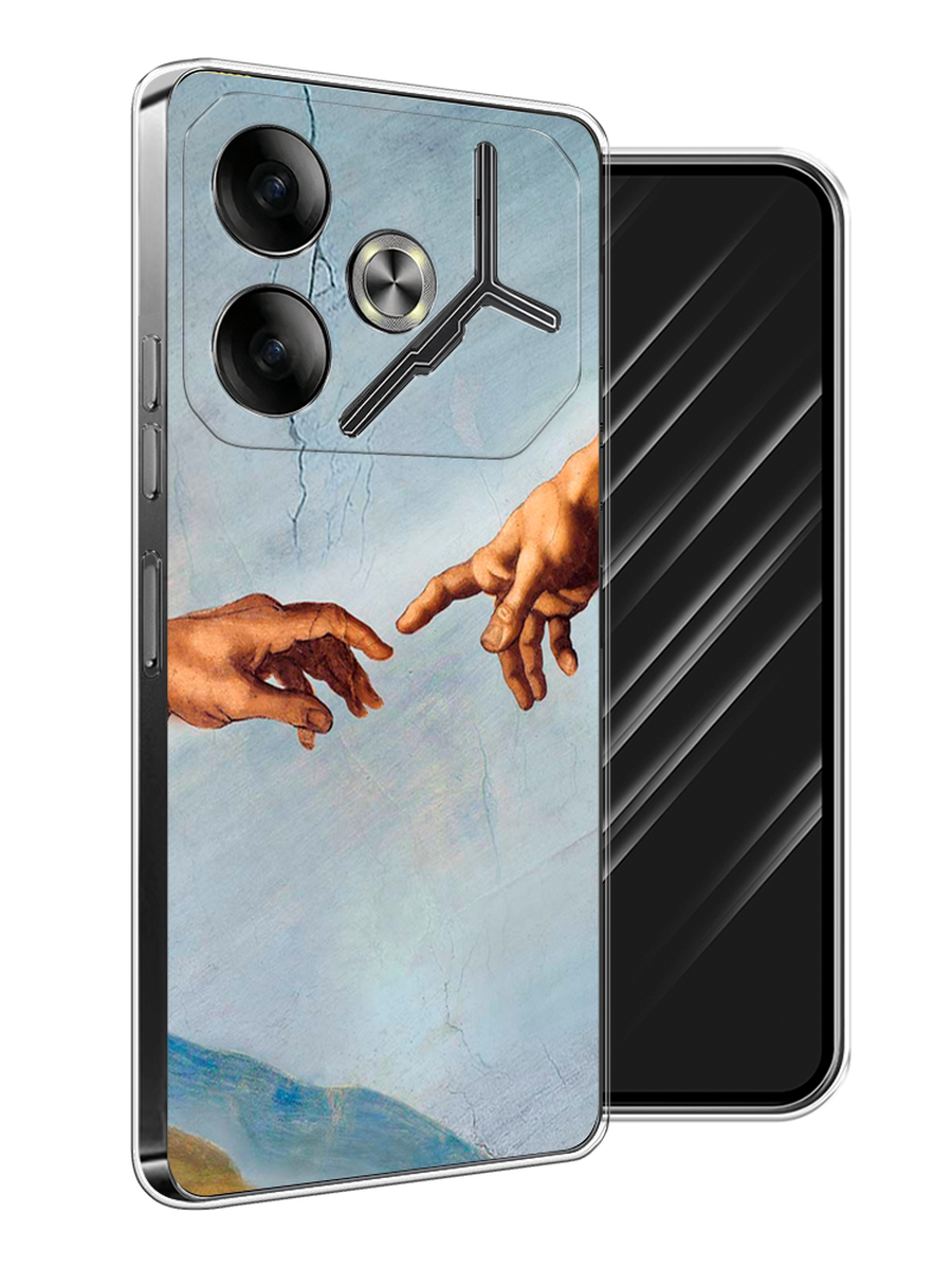 

Чехол Awog на Tecno Pova 6 "Сотворение Адама", Голубой;коричневый;серый, 305350-1