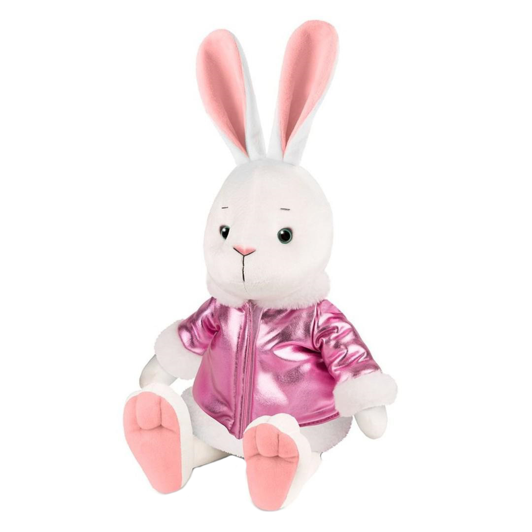 

Мягкая игрушка Крольчиха Молли в шубке MaxiToys 25 см, Белый