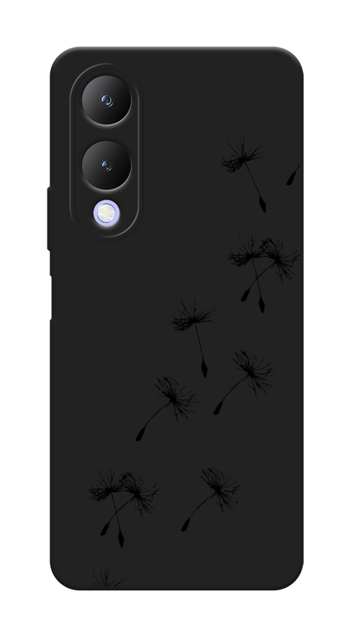 

Чехол Awog на Vivo Y17s "Летящие одуванчики", Черный, 269852-1