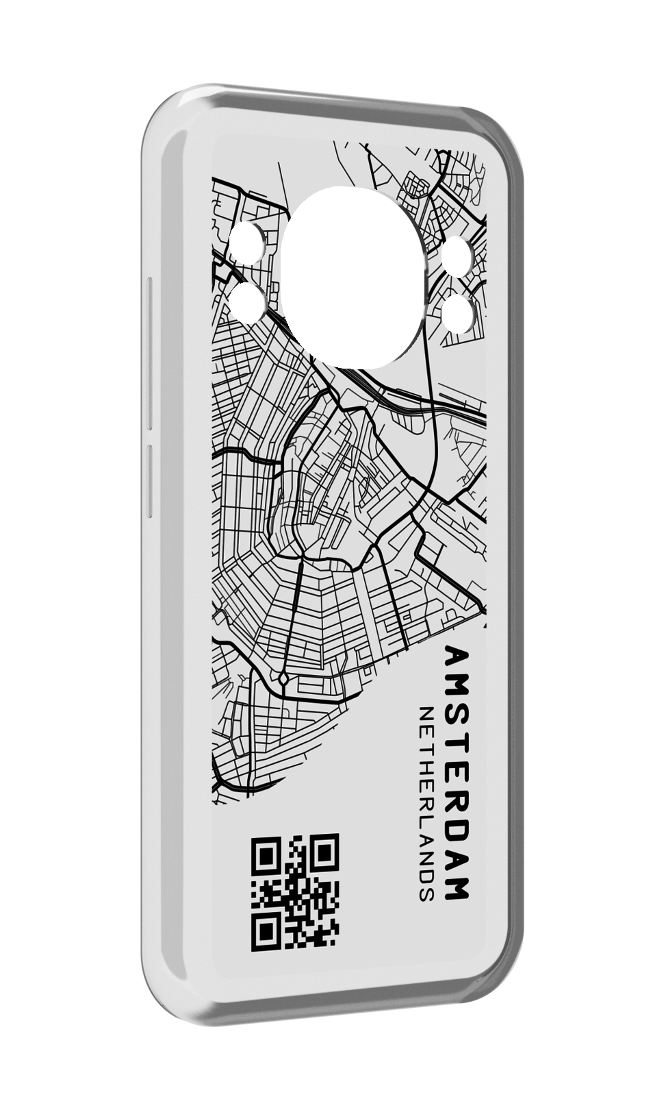 

Чехол MyPads схема-амстердам для Doogee S98 / S98 Pro, Прозрачный, Tocco
