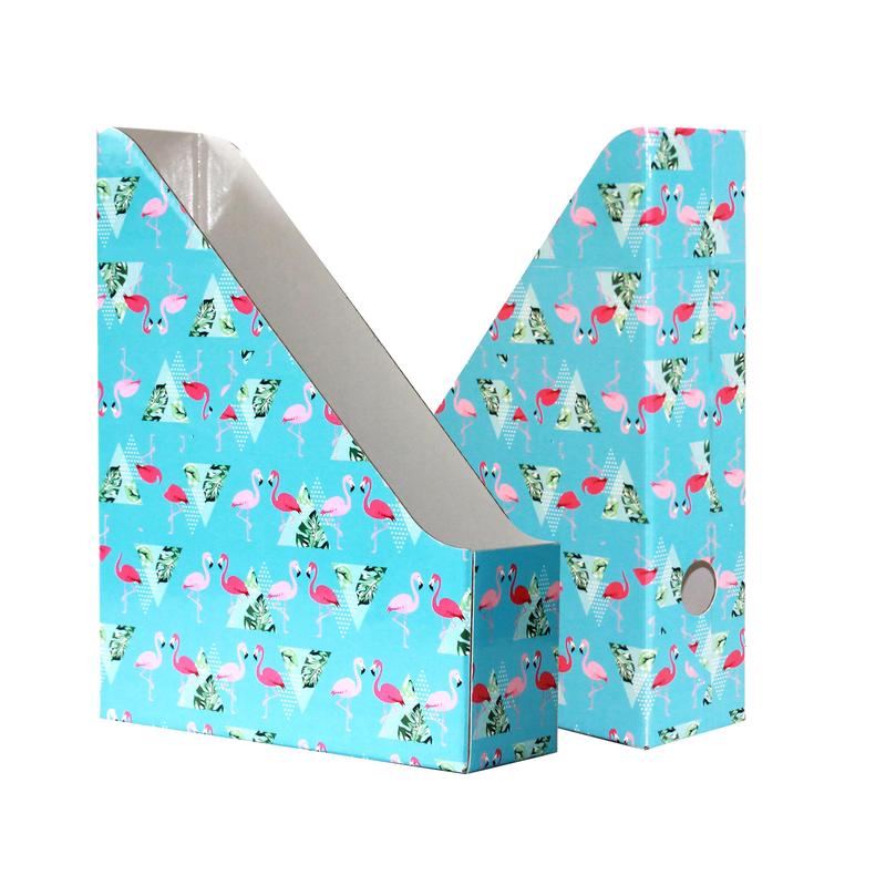 

Вертикальный накопитель Attache 877389 Selection Flamingo картонный с рисунком