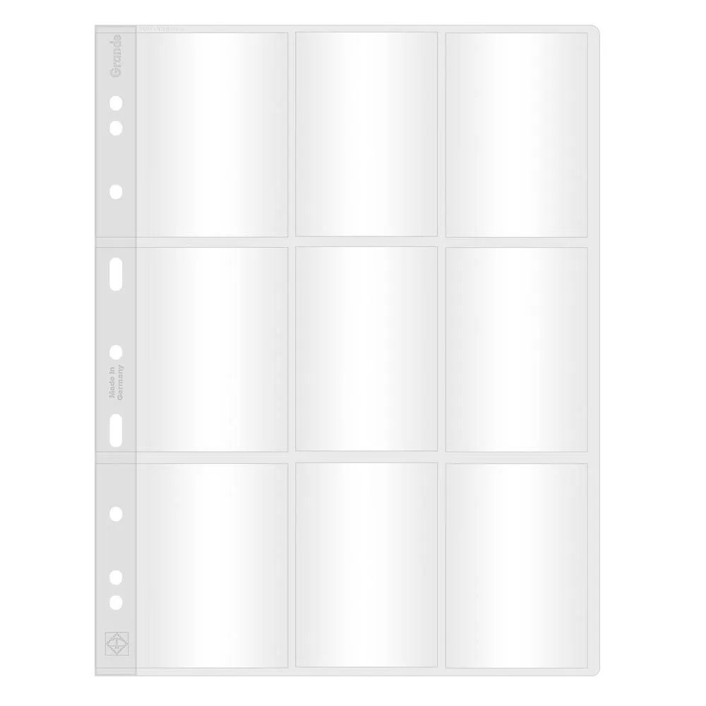 

Листы Leuchtturm 323456 Grande 3/3C на 9 банкнот боны 5 шт