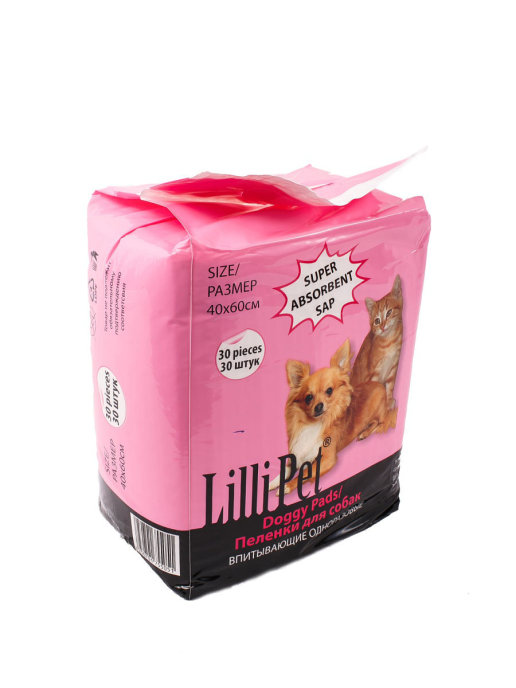 Пеленки для собак Lilli Pet Doggy pads 40*60см 30шт