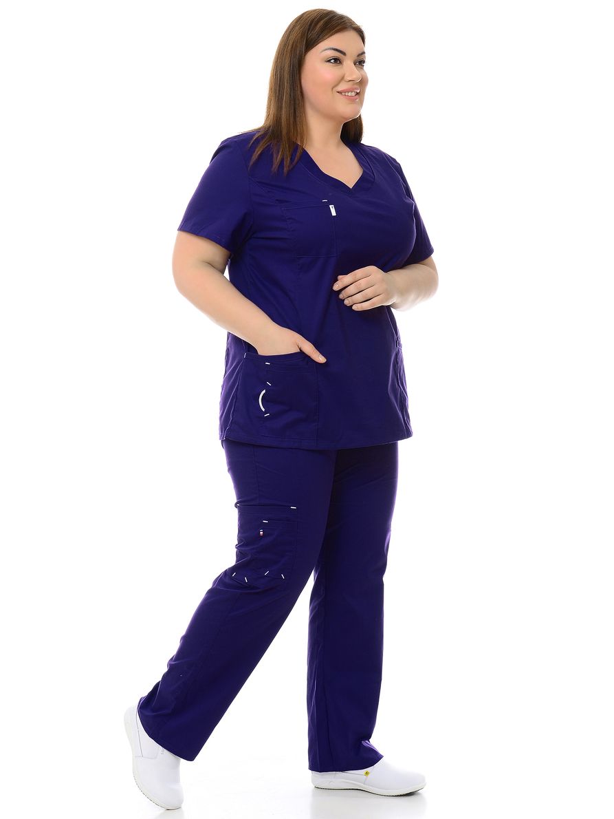 фото Костюм медицинский женский medicalwear магнолия 3 102 синий 42 ru