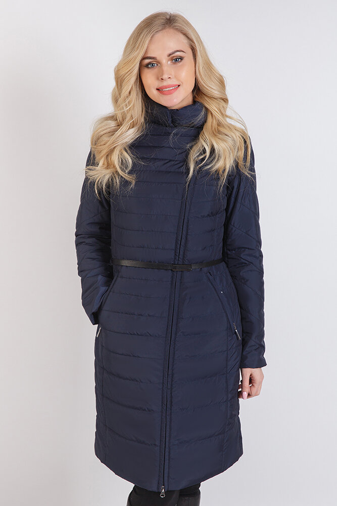 фото Утепленное пальто женское snow guard xs18-j09-3155/1 синее 44 ru