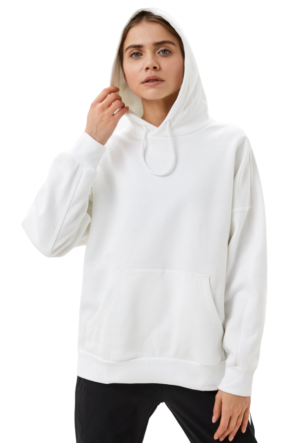 Толстовка женская Adidas Z.N.E. Hoodie GM3281 белая 44 RU