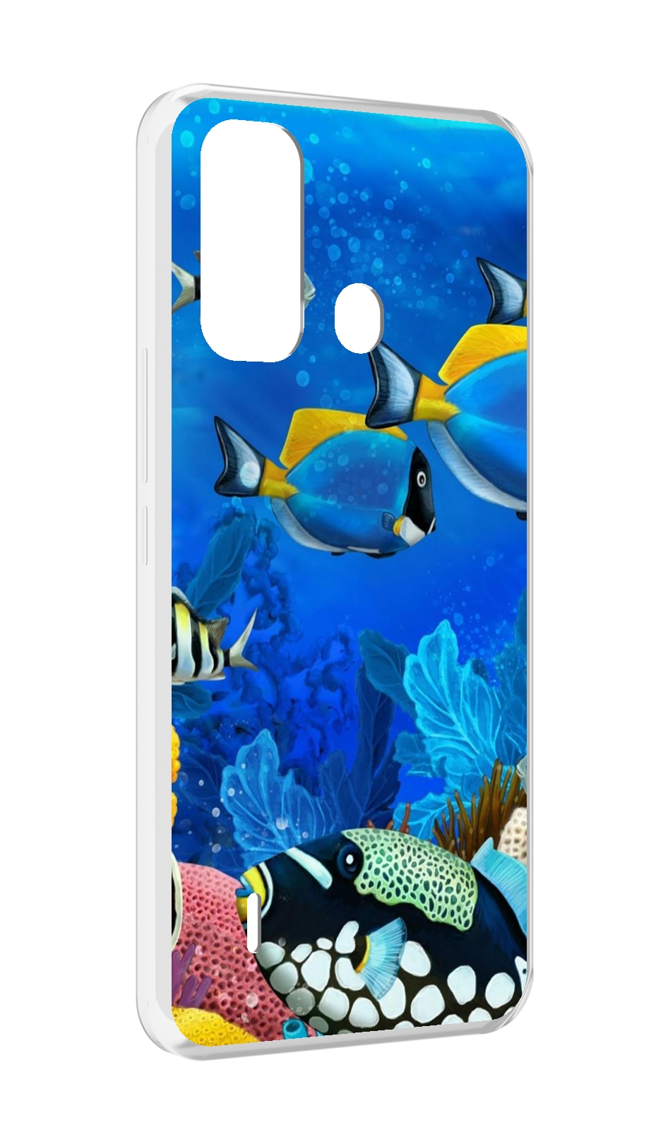 

Чехол MyPads Рыбки для ITEL A49 / A58 / A58 Pro, Прозрачный, Tocco