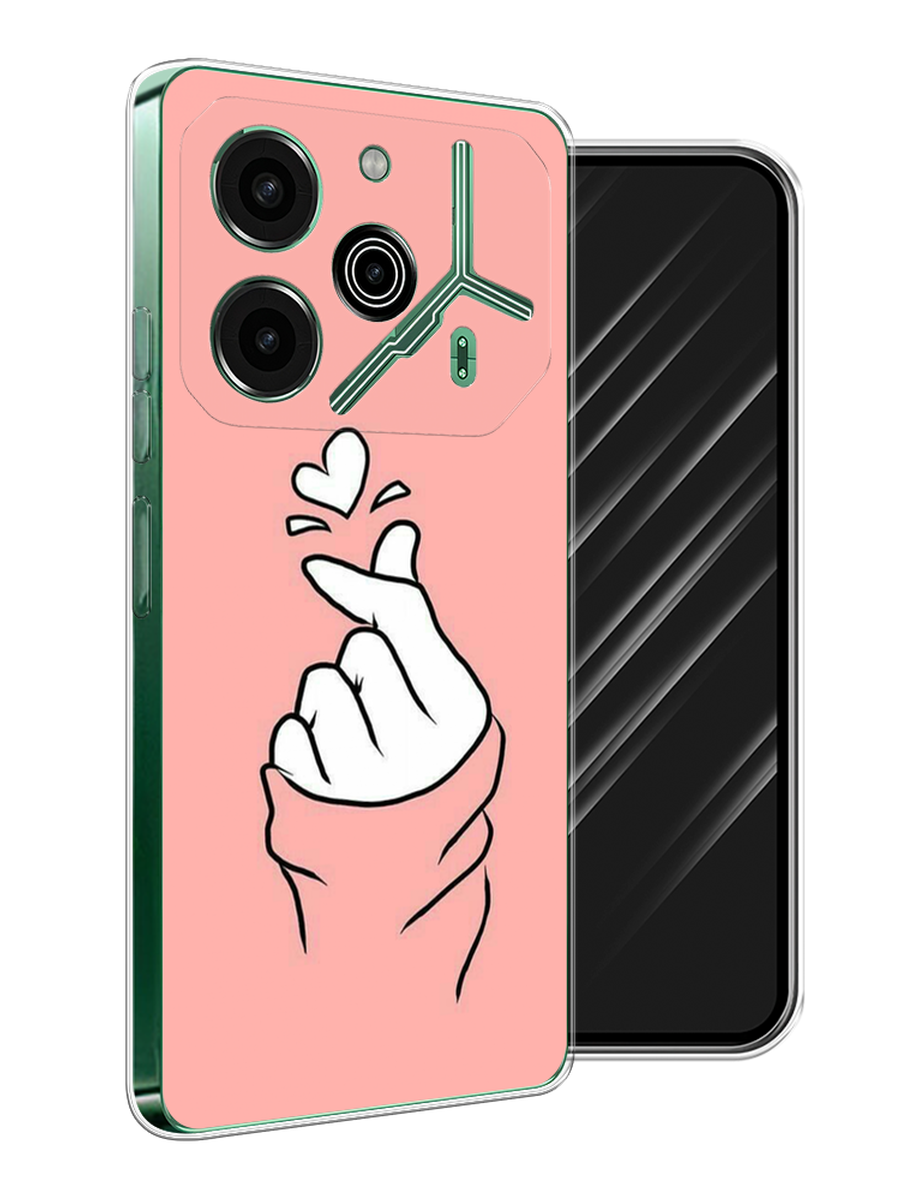 

Чехол Awog на Tecno Pova 6 Pro 5G "Любовь-щелк", Оранжевый, 305250-1
