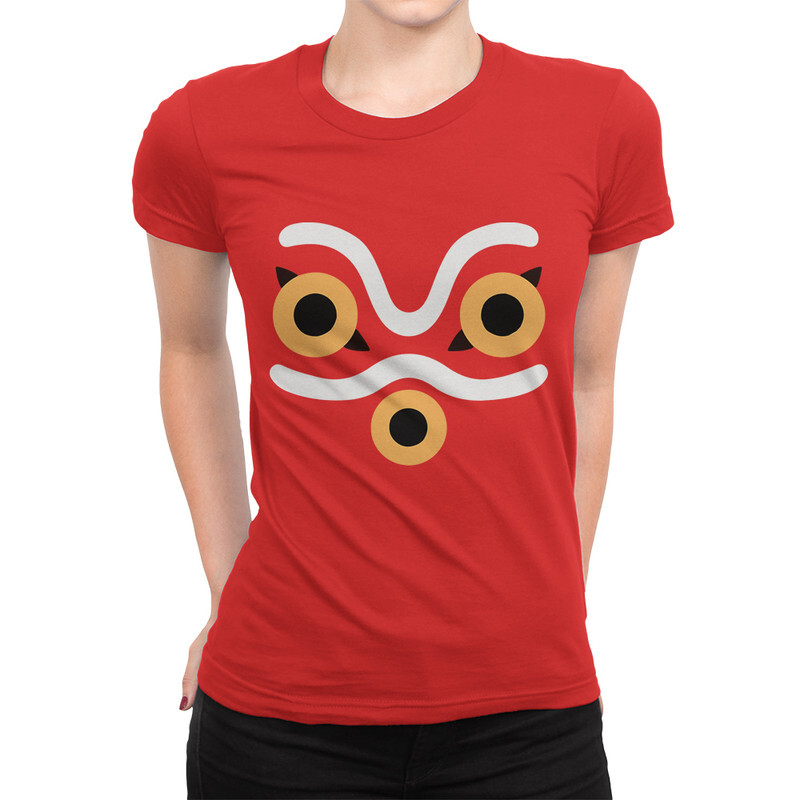

Футболка женская Dream Shirts Принцесса Мононоке 9899136111 красная M, Принцесса Мононоке 9899136111