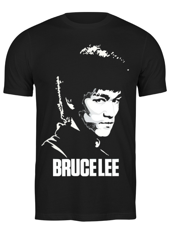 

Футболка мужская Printio Bruce lee черная XL, Черный, Bruce lee