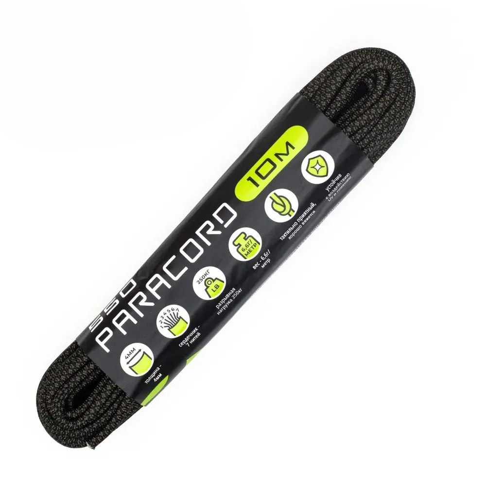 

Паракорд 550 Cord 30м (tactical snake khaki), Зеленый, УТ-00066162