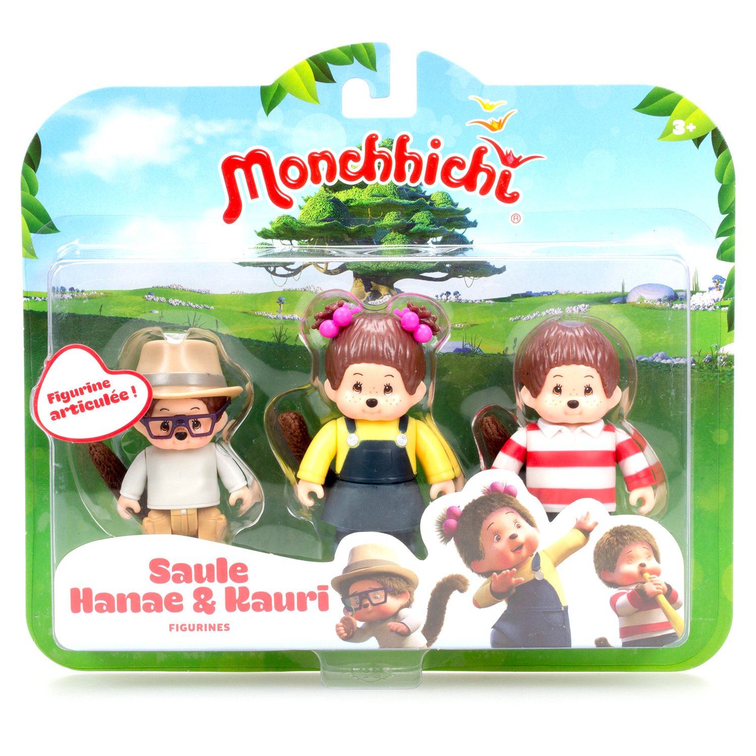 Фигурки Monchhichi Каури Ханна Вилли 3 в 1 75 мм monchhichi фигурки каури ханна вилли 3 в 1