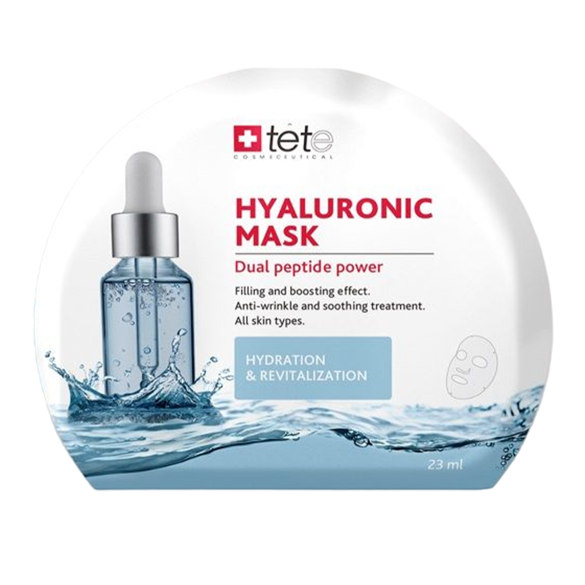 Тканевая маска для лица Tete Cosmeceutical BOX Hyaluronic Mask Hydration Revitalization