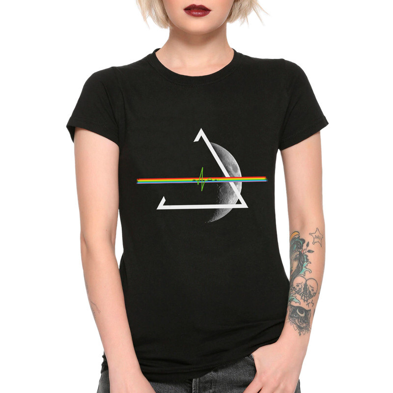 

Футболка женская Dream Shirts Pink Floyd - Dark Side of the Moon 9899142111 черная M, Pink Floyd - Dark Side of the Moon 9899142111