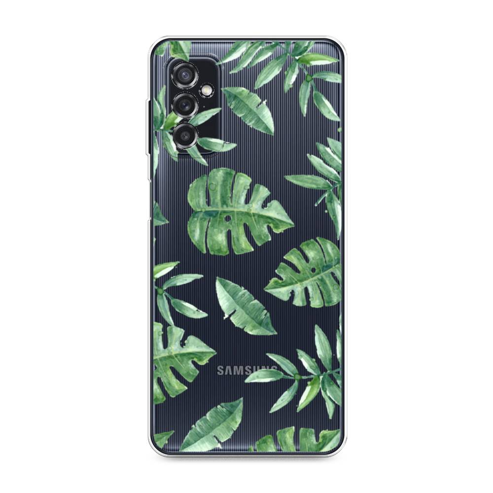 

Чехол Awog на Samsung Galaxy M52 / Самсунг M52 "Нарисованные пальмовые листья", Разноцветный, 2104350-4