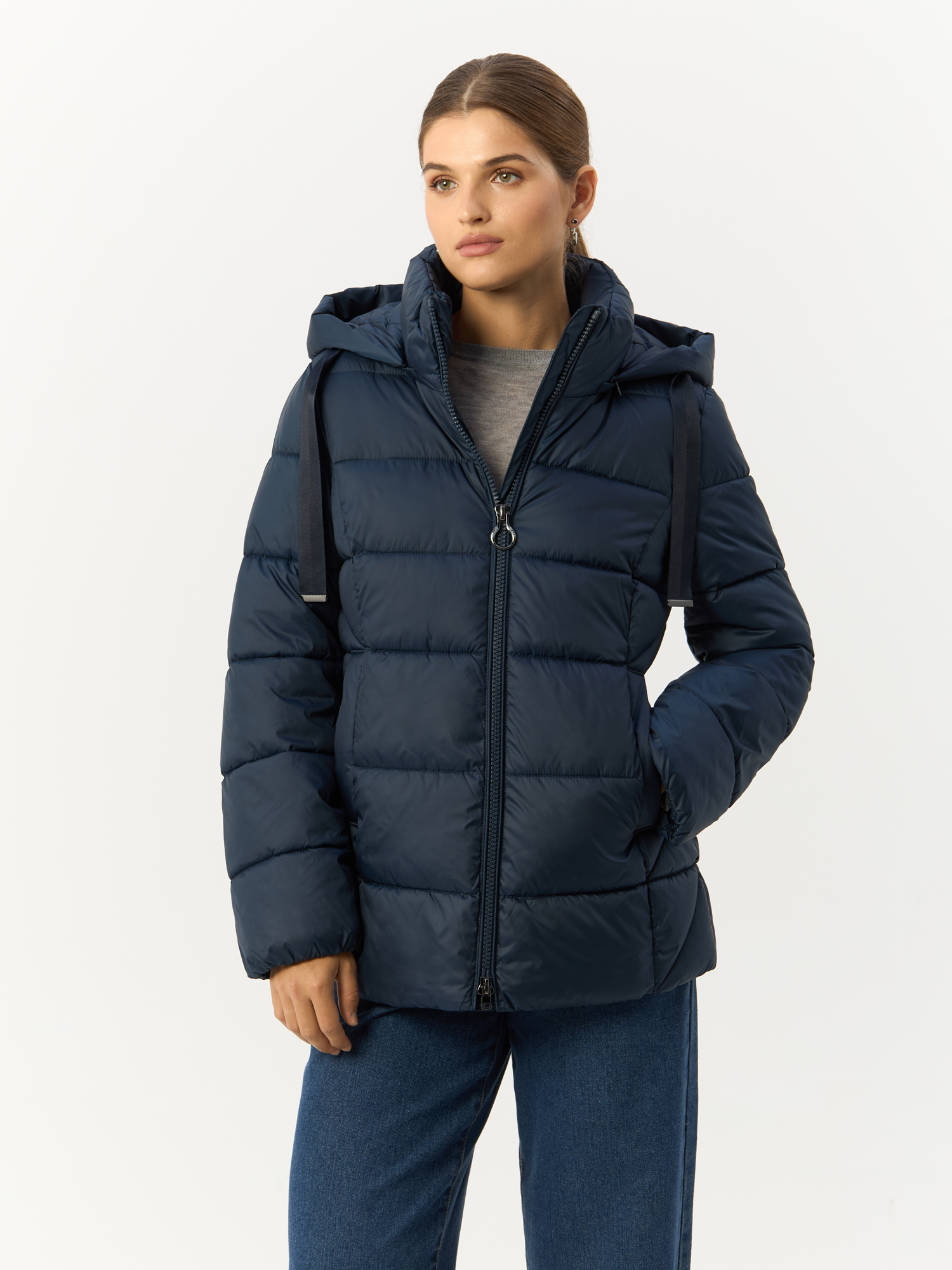 

Куртка женская Gerry Weber 955015-31140-80035 синяя 36, Синий, 955015-31140