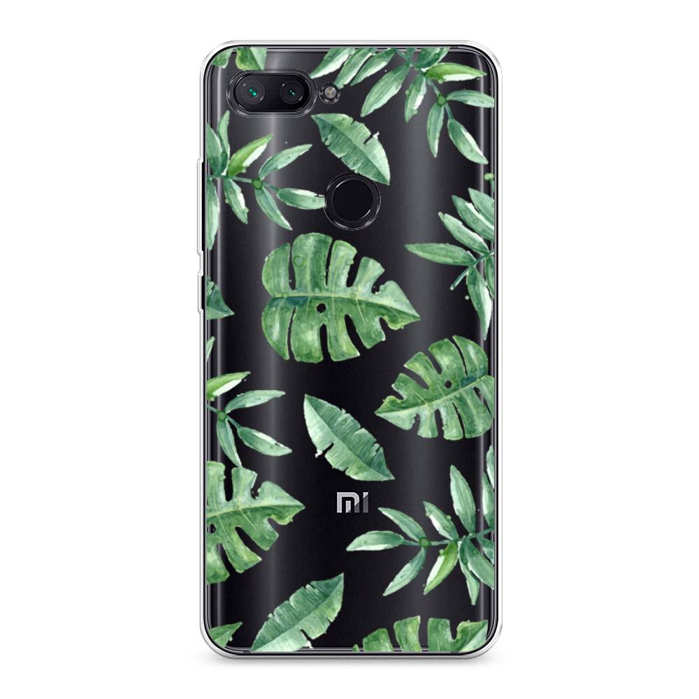 

Чехол Awog на Xiaomi Mi 8 Lite (Youth Edition) "Нарисованные пальмовые листья", Разноцветный, 34550-4