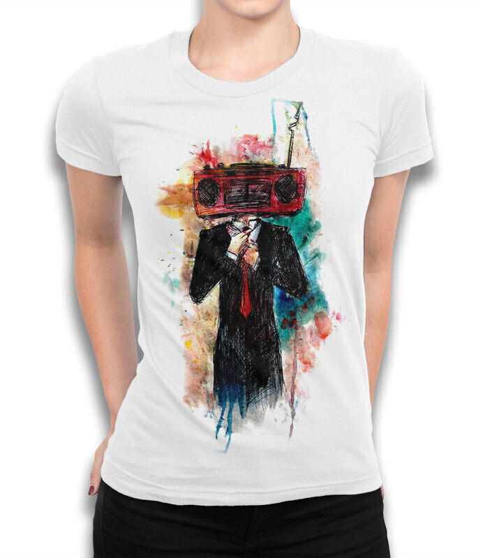

Футболка женская Dream Shirts Radiohead 10004241 белая M, Radiohead 10004241
