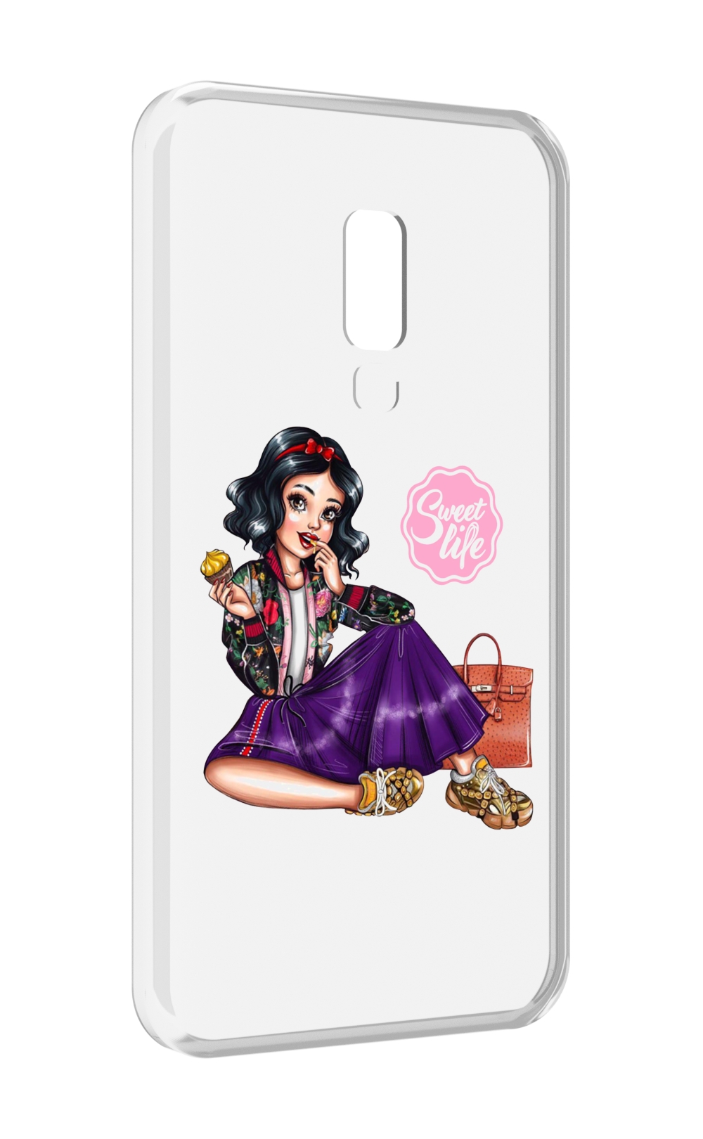 

Чехол MyPads Сладкая-жизнь женский для Meizu 15, Прозрачный, Tocco