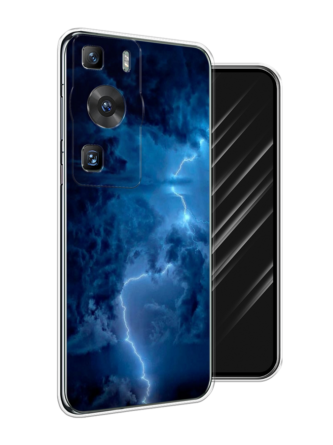 

Чехол Awog на Huawei P60/P60 Pro "Молния", Синий, 6121150-4