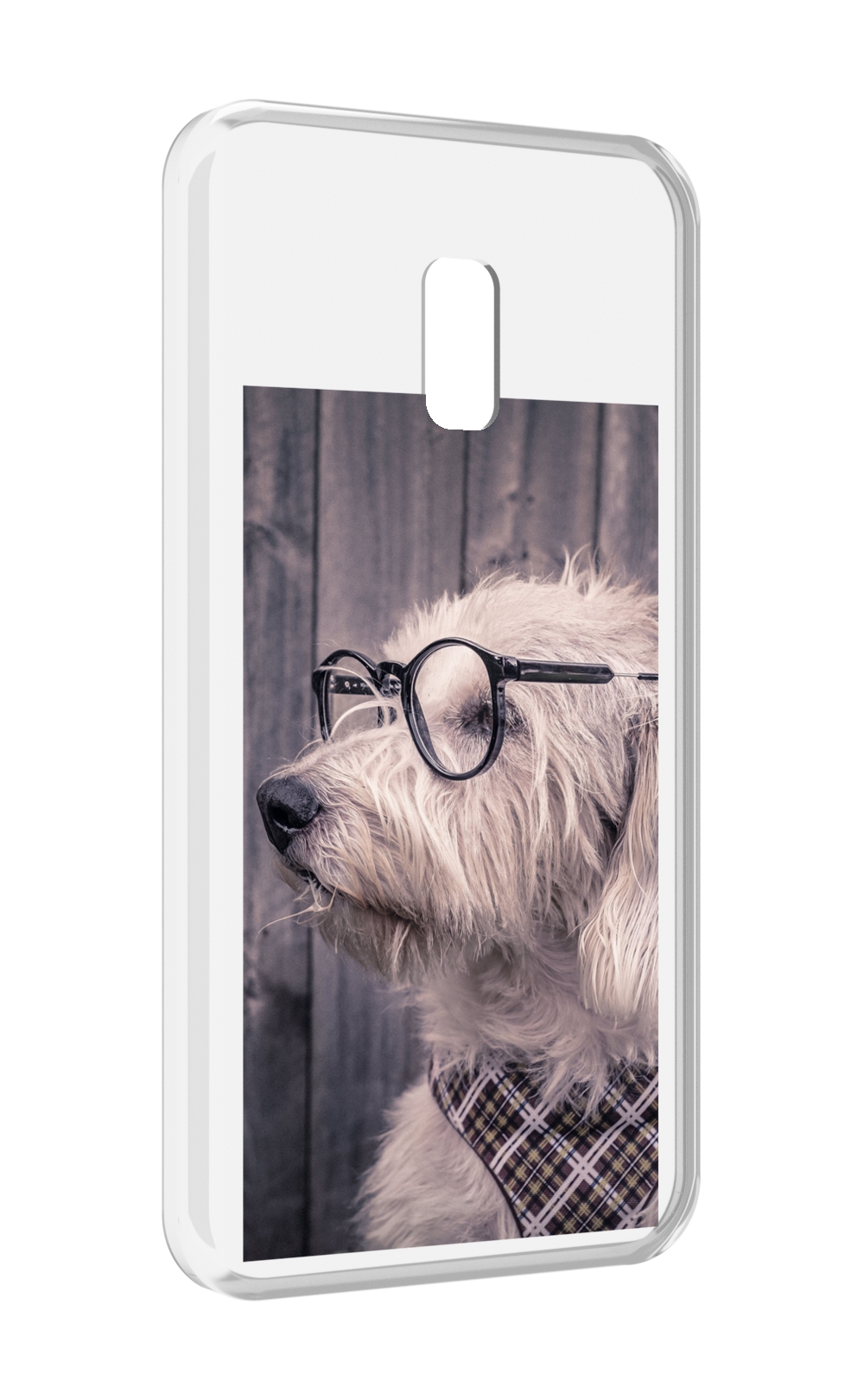

Чехол MyPads Собака-в-очках для Meizu 15, Прозрачный, Tocco