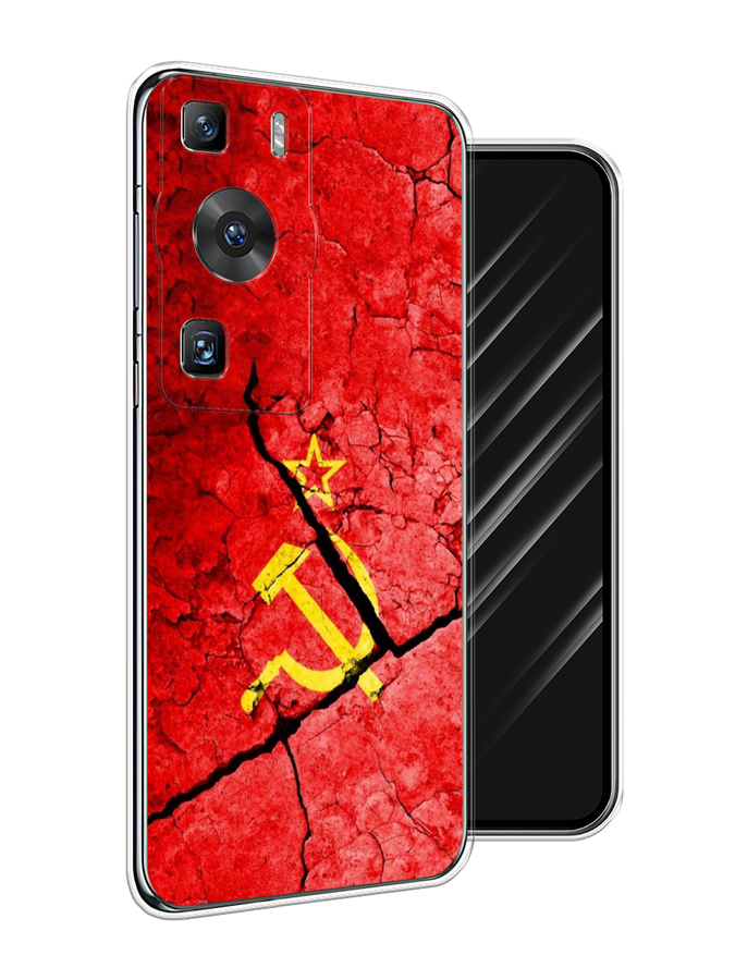 

Чехол Awog на Huawei P60/P60 Pro "СССР", Красный;черный;желтый, 6121150-5