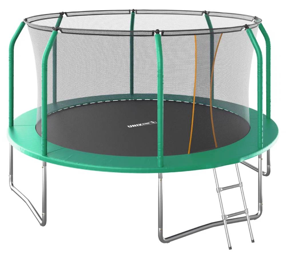 Батут UNIX Line SUPREME BASIC 12 ft (green)