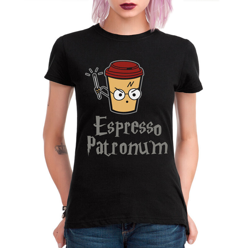

Футболка женская Dream Shirts Espresso Patronum 10004331 черная M, Espresso Patronum 10004331