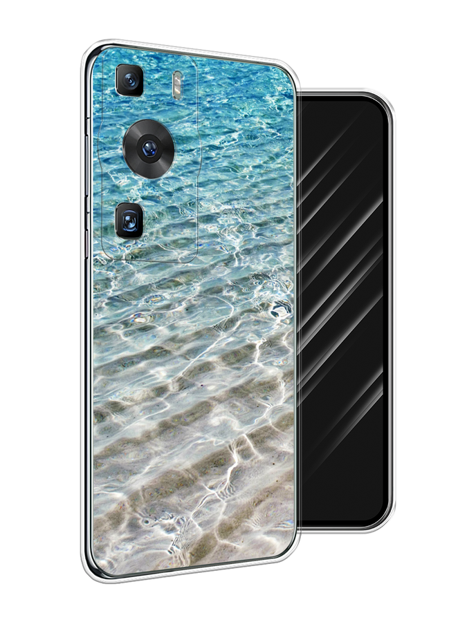 

Чехол Awog на Huawei P60/P60 Pro "Волны 10", Бирюзовый, 6121150-4